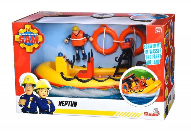 Simba Požiarnik Sam – Čln Neptun s figúrkou Loď