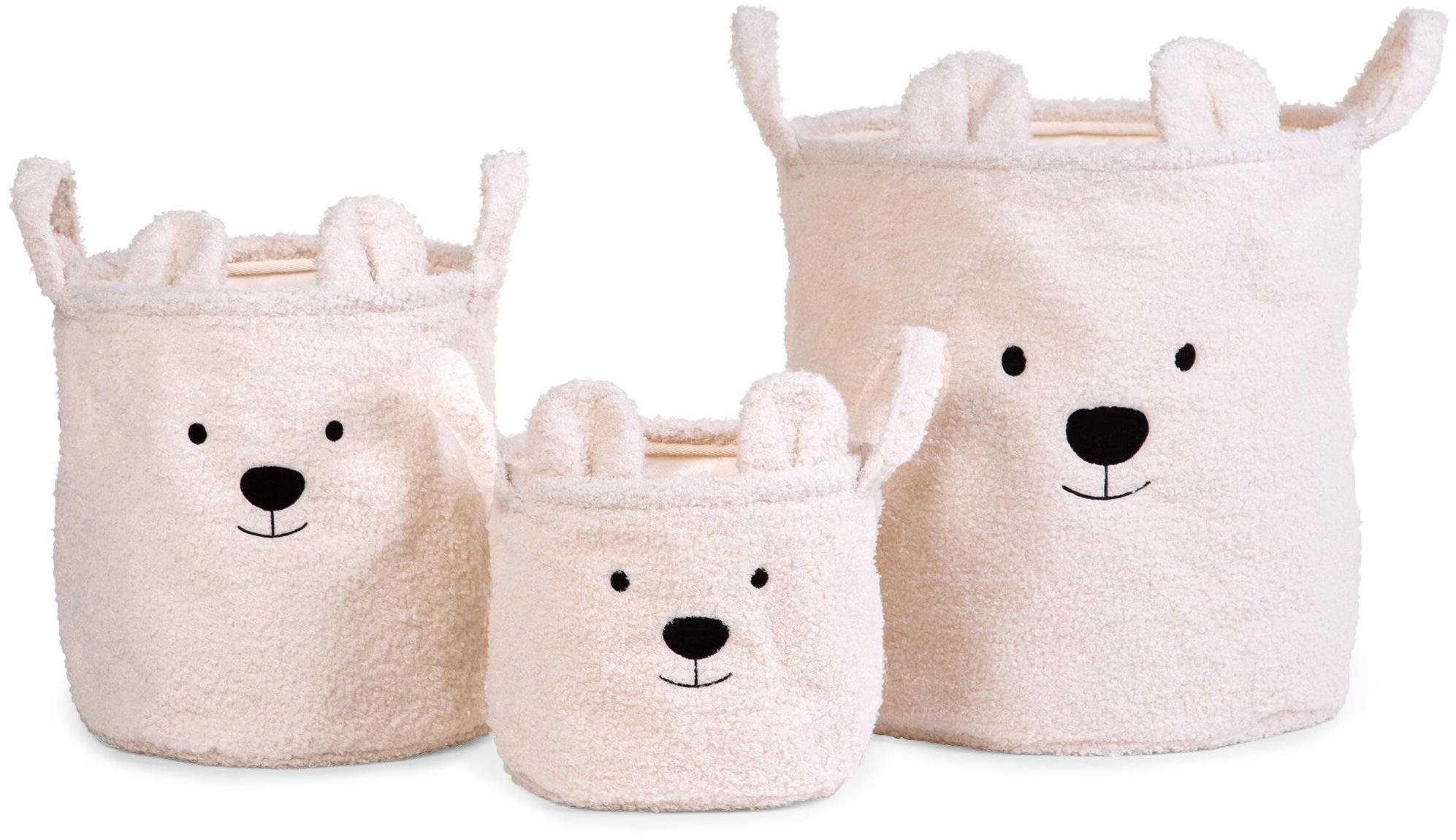 Teddy Off White Játéktároló kosár, 3 db Tároló doboz