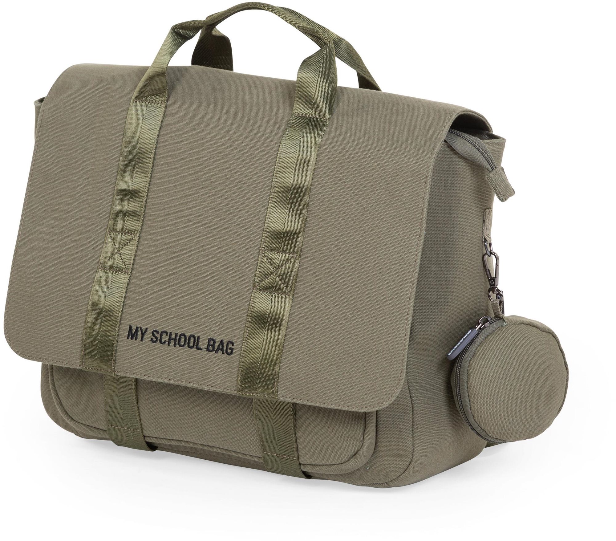 Školská taška Canvas Khaki Školský batoh