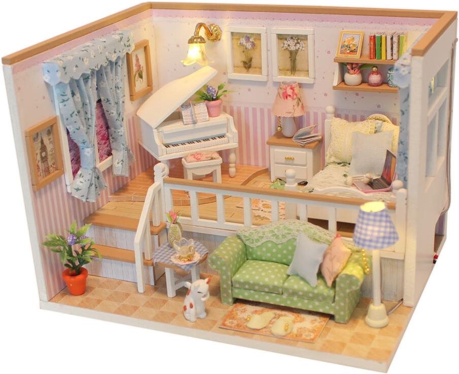 Dvěděti Miniatúra domčeku Domov tvojich snov Kreatívne tvorenie