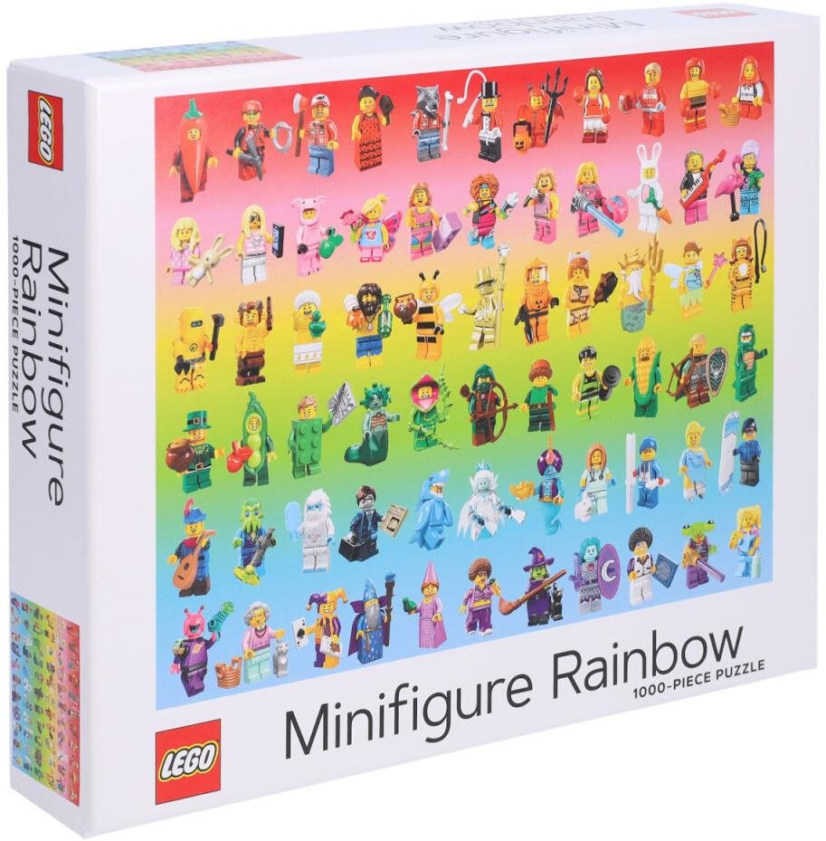 Chronicle Books LEGO® Dúhové minifigúrky Puzzle