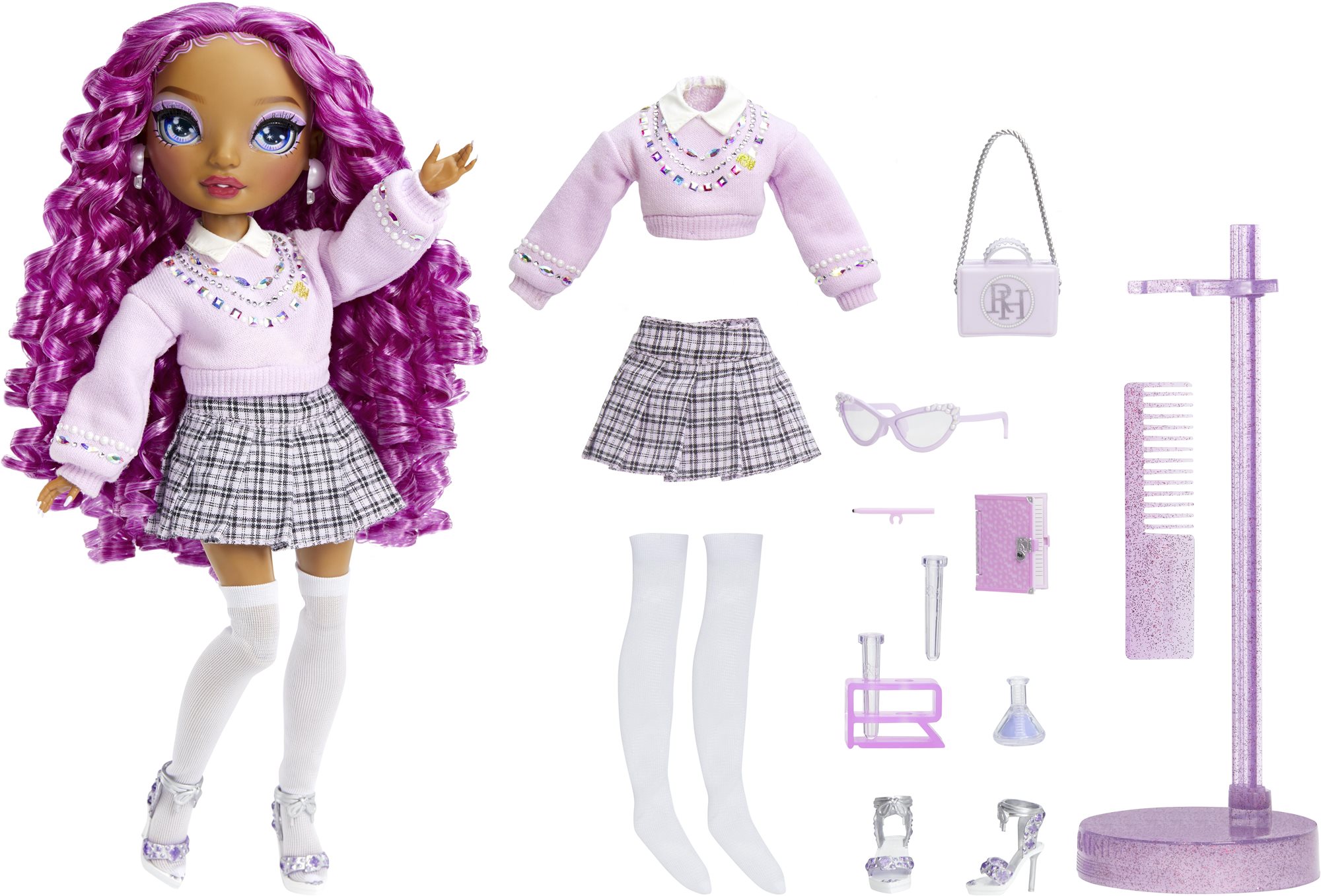 Rainbow High Fashion kamarátka – Lilac Lane Bábika