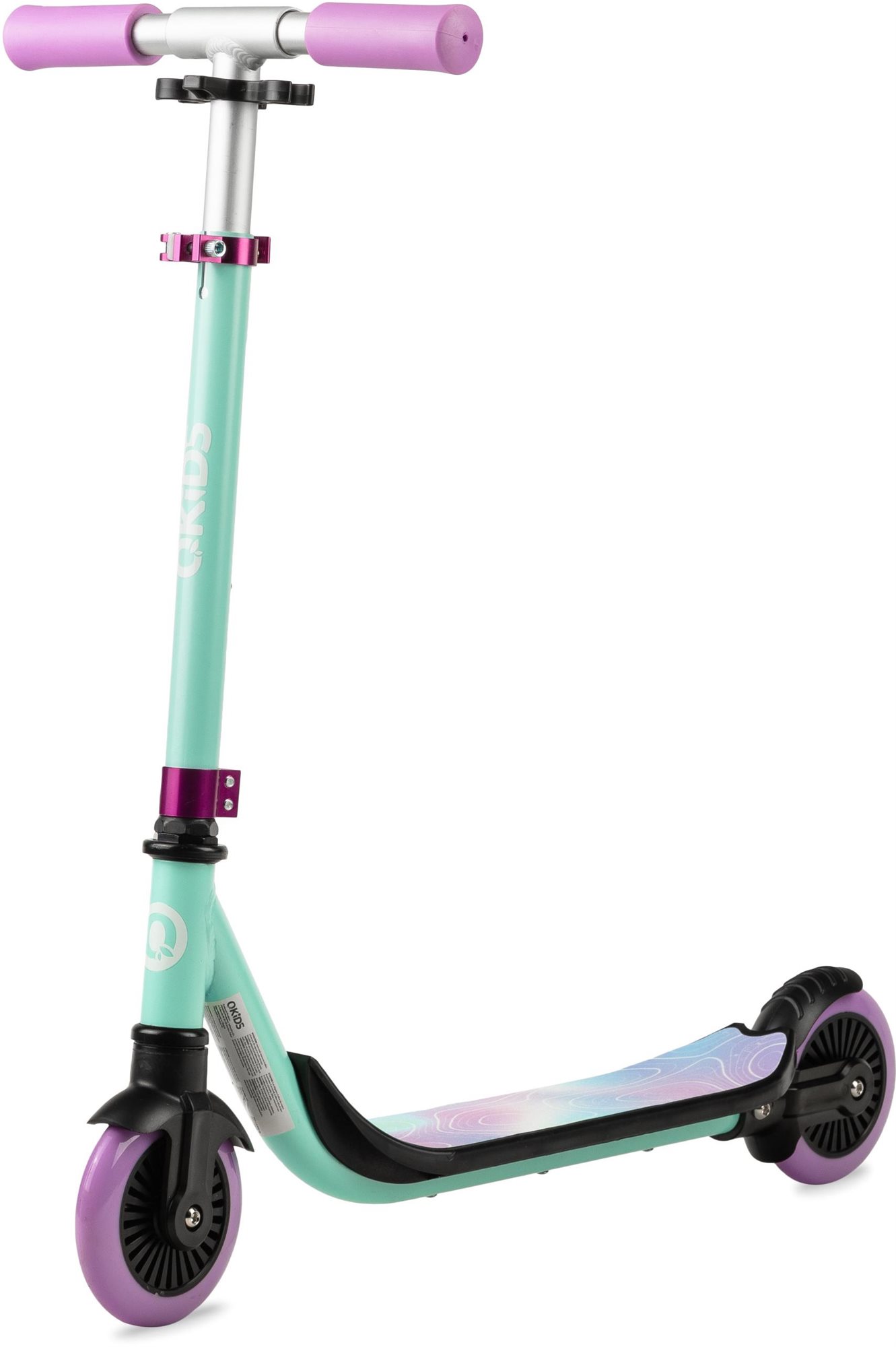 QKIDS BRO pastelová Detská kolobežka