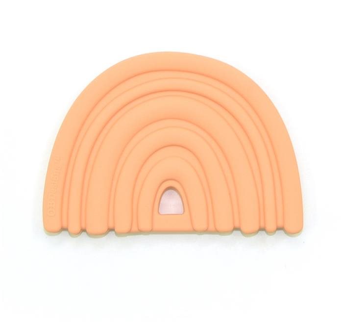 OB Designs Hryzátko dúha Peach Hryzátko