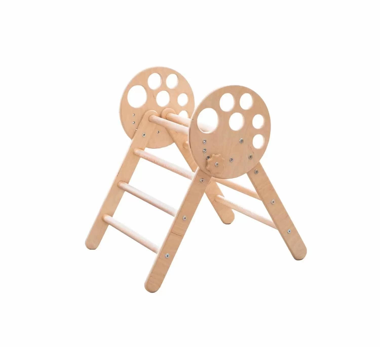 WoodAndHearts Montessori piklerový trojuholník Mini Natural Wood...