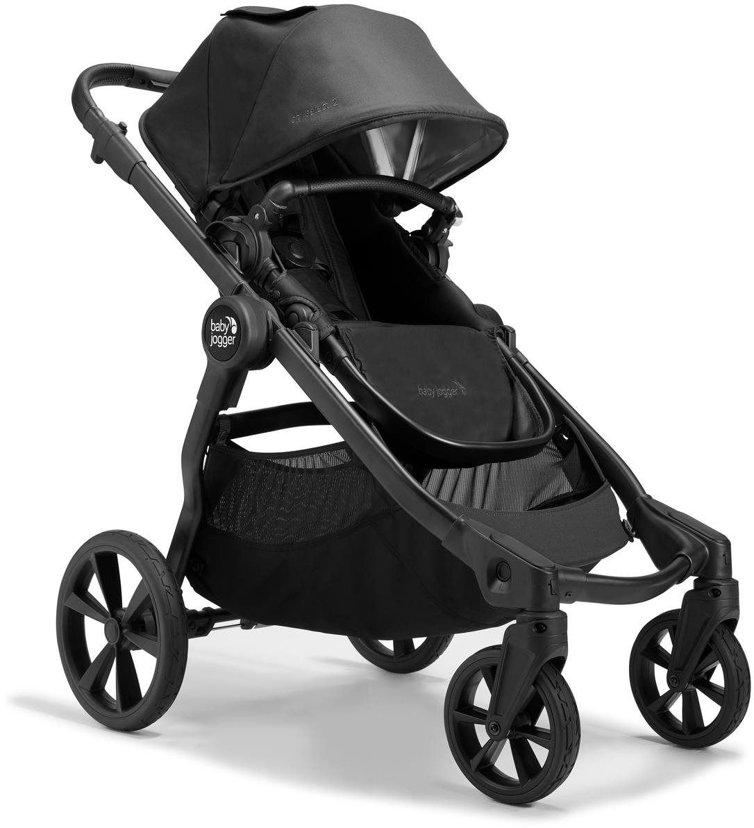 Baby Jogger City Select 2 Tencel – Lunar Black s držadlom Kočík