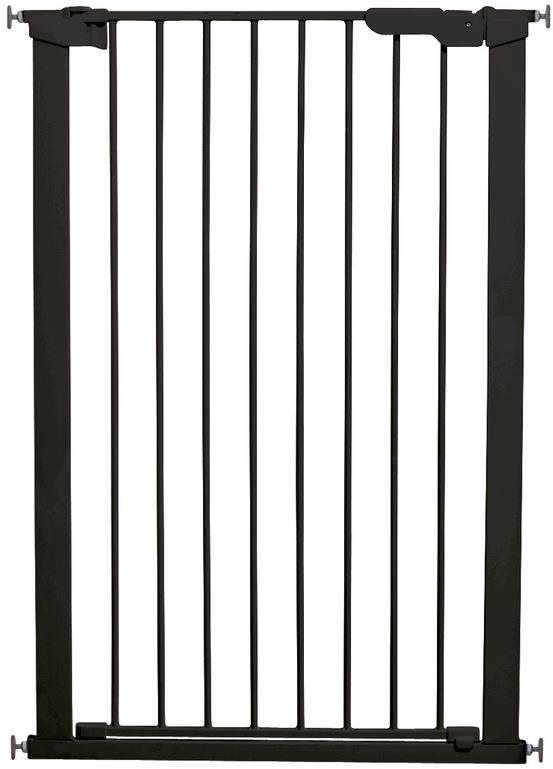 BabyDan Vysoká zábrana Premier Pet Gate 73 – 80 cm čierna Dvierka...
