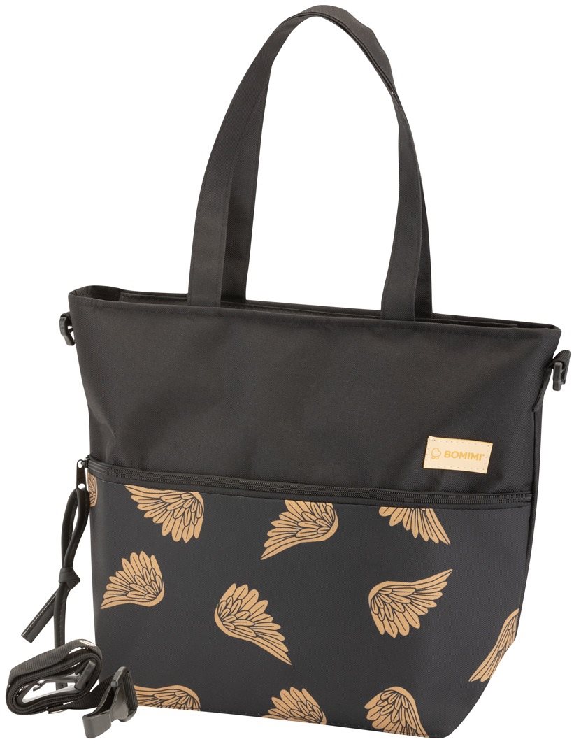 Bomimi Taška na kočík Gold Wings Black Taška na kočík