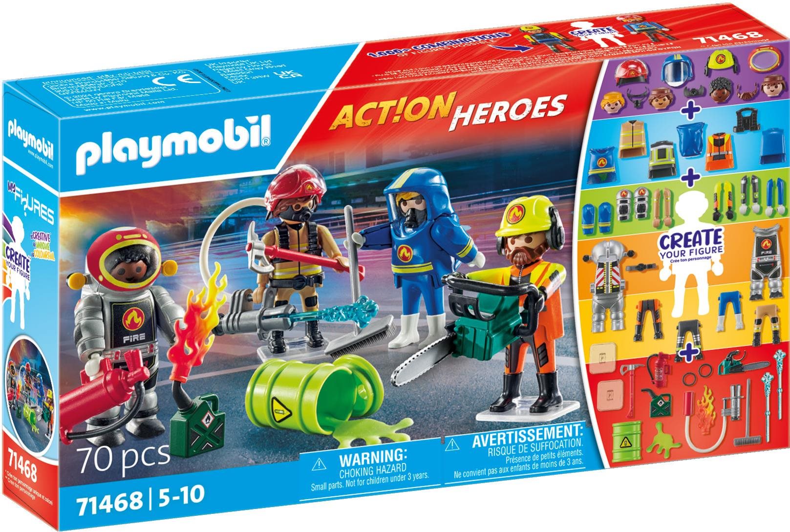 Playmobil 71468 My Figures: Tűzoltók Figura szett
