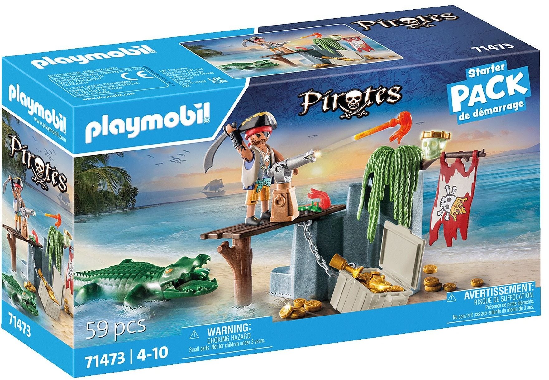 Pirát s aligátorom Set figúrok a príslušenstva