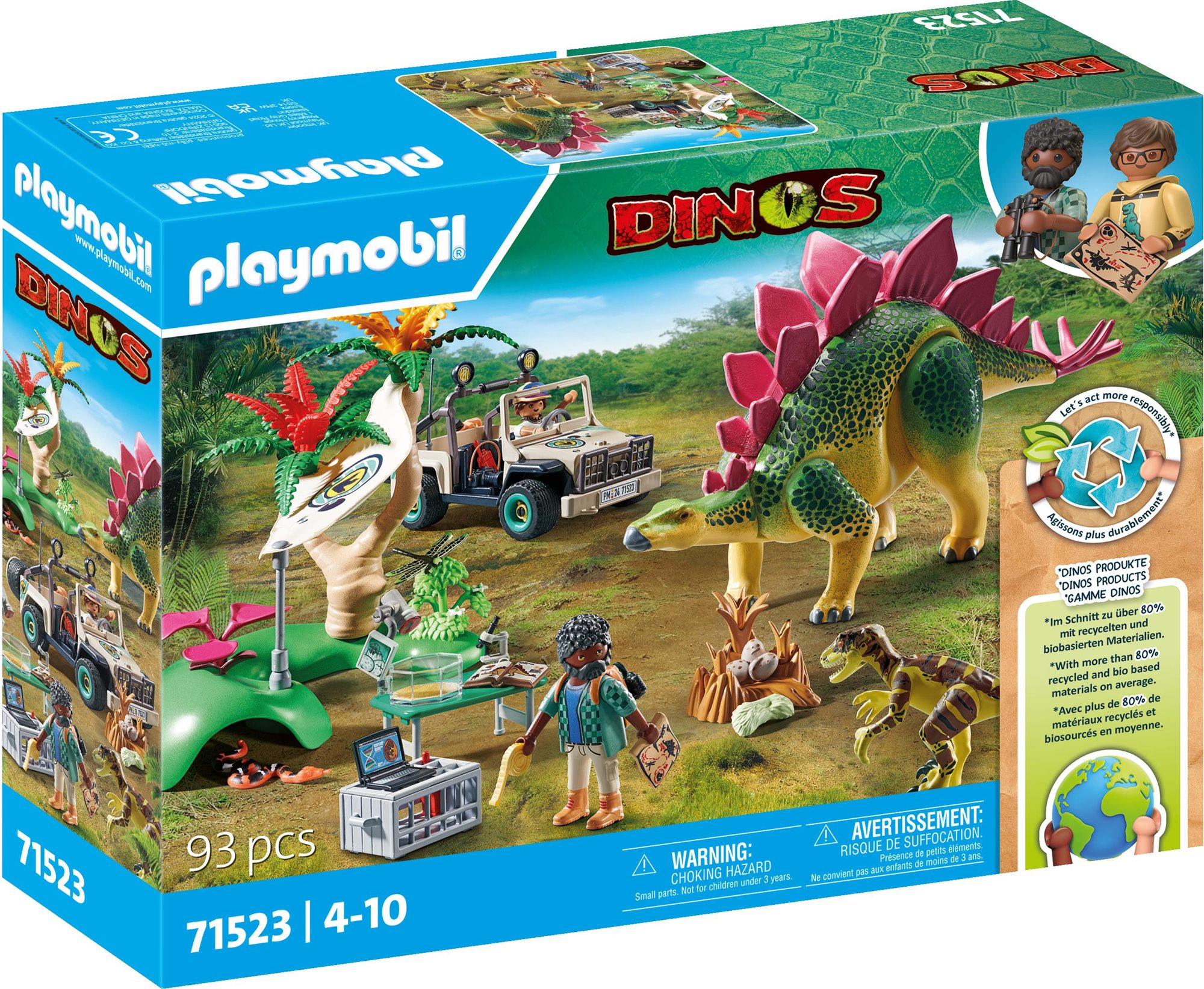 Forschungscamp mit Dinosauriern Figuren-Zubehör