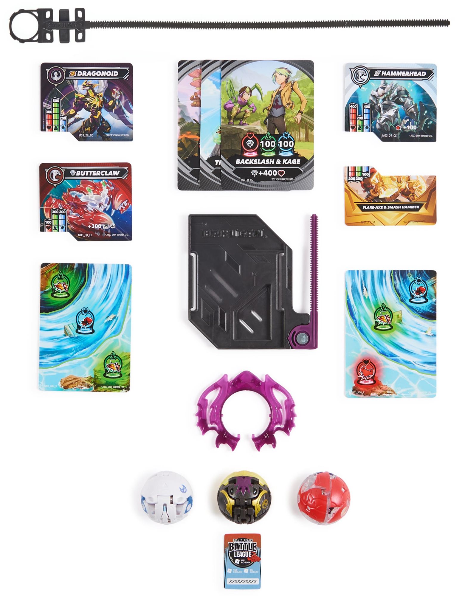 Bakugan Štartovacia súprava Špeciálny útok Dragonoid Solid Set...