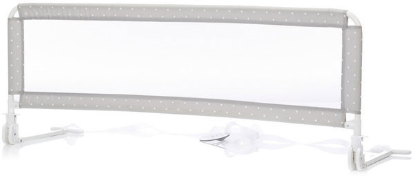 Zábrana na posteľ Hugo Dots Grey 135 × 50 cm Detská zábrana