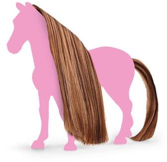 Schleich Hnedé doplnky na chvost a hrivu na výstavné kone 42651...