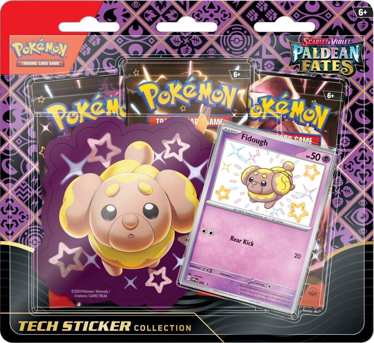 Pokémon TCG: SV4.5 Paldean Fates - Tech Sticker Collection -...