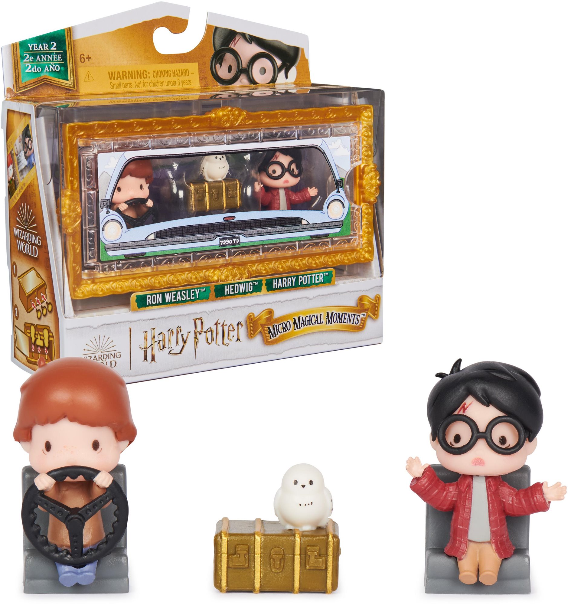 Harry Potter Harry és Ron 2 db mini figurák kiegészítőkkel Figura