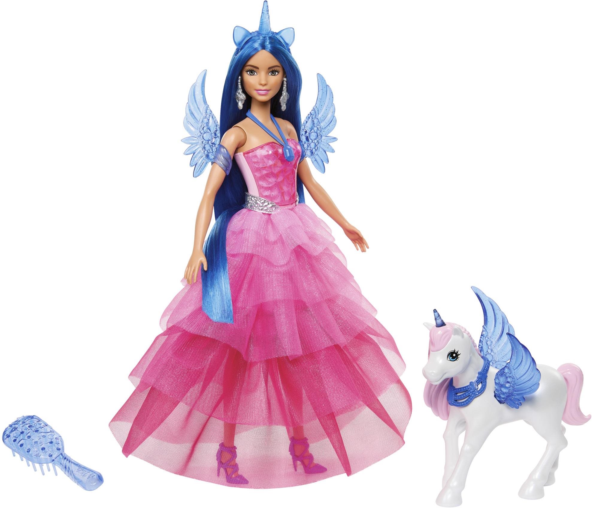 Barbie 65. výročie Zafírový okrídlený jednorožec Bábika