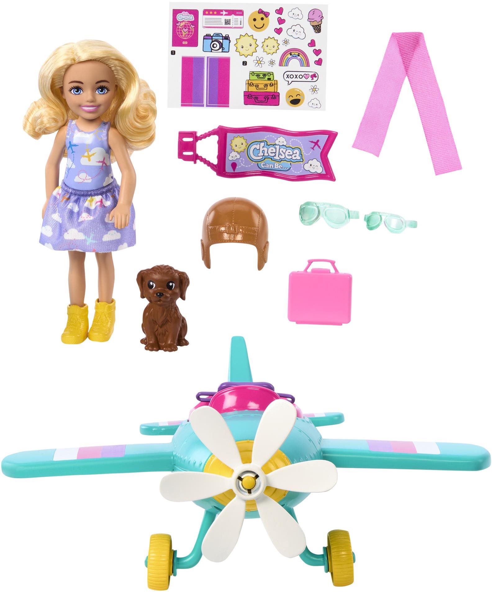Barbie Chelsea und das Flugzeug Puppe