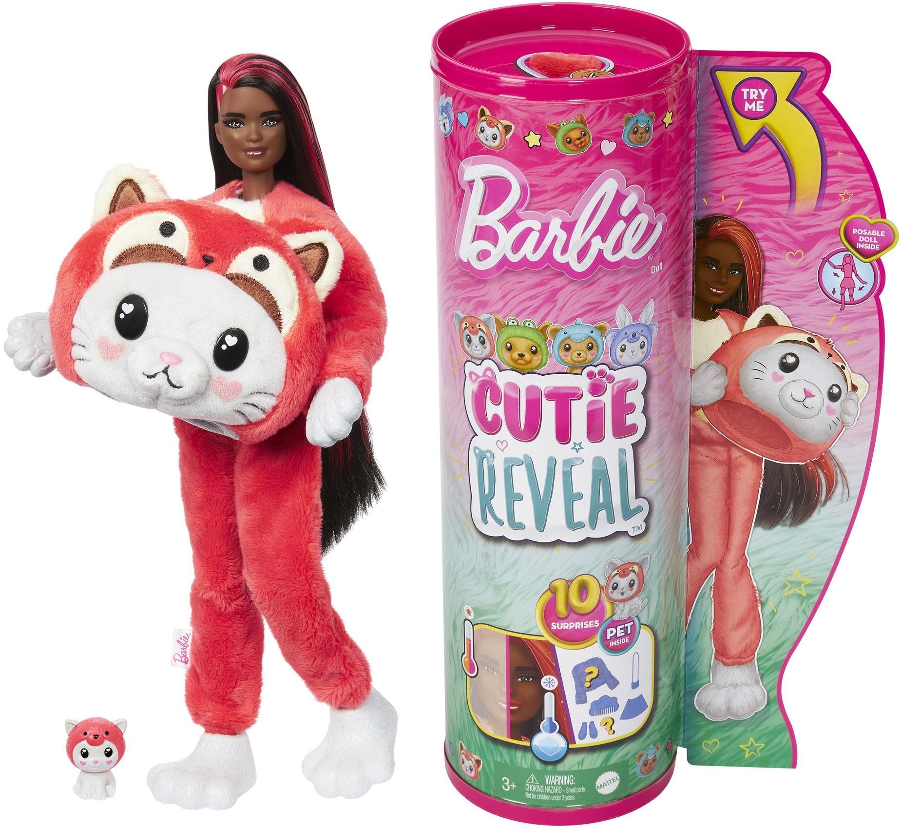 Barbie Cutie Reveal Barbie im Kostüm - Kätzchen im roten...