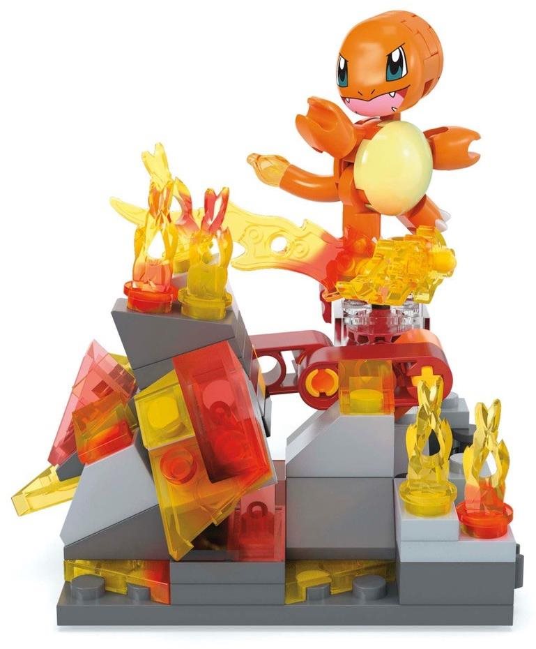 Mega-Pokémon-Abenteuer - Charmander mit Feuer-Typ Bausatz