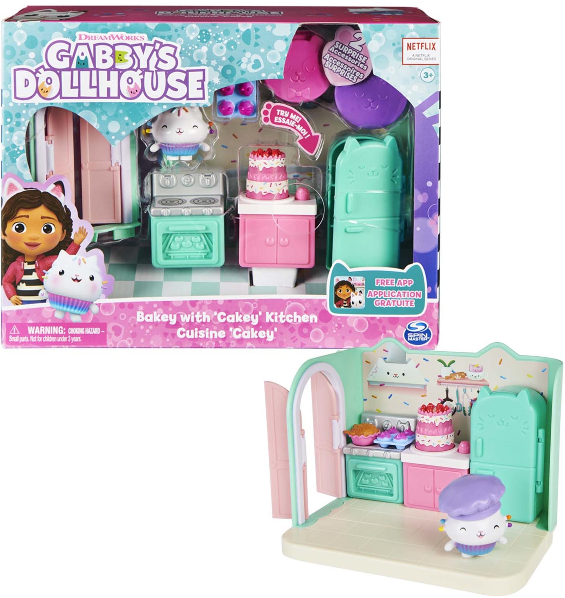 Gábinin kúzelný domček Deluxe izbička Kuchynka Set figúrok a...