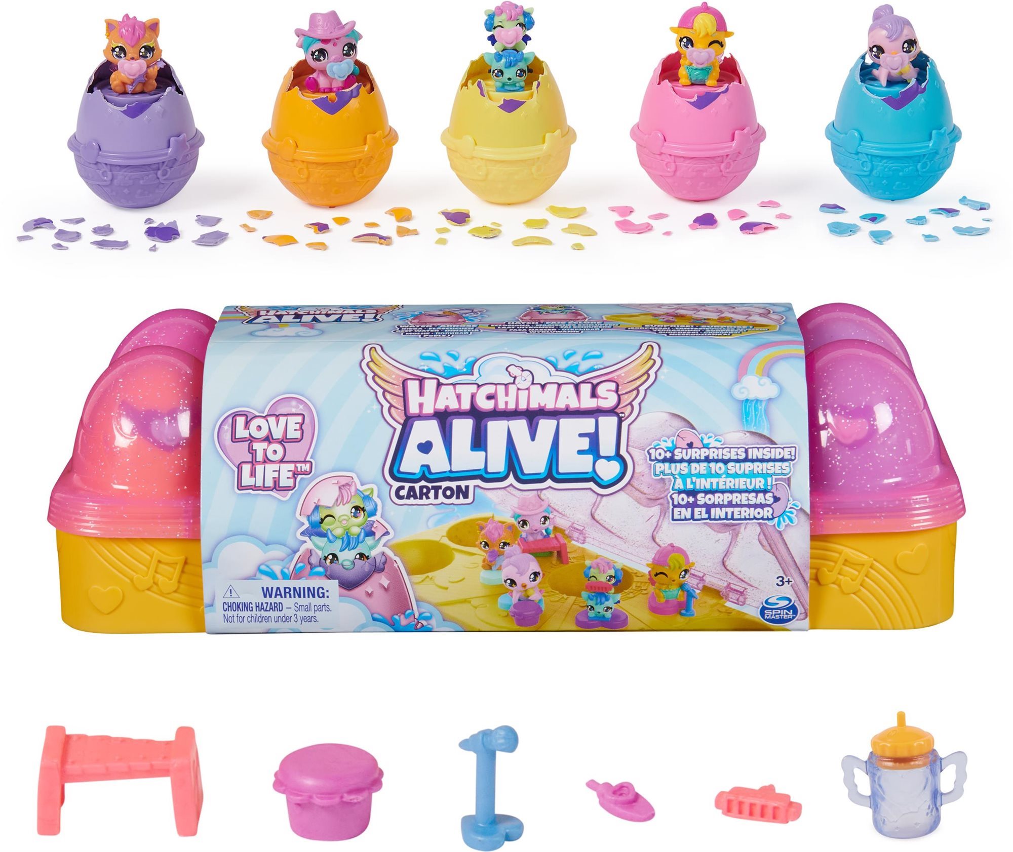 Hatchimals Liahnuce sa zvieratká vo vode Set figúrok a príslušenstva