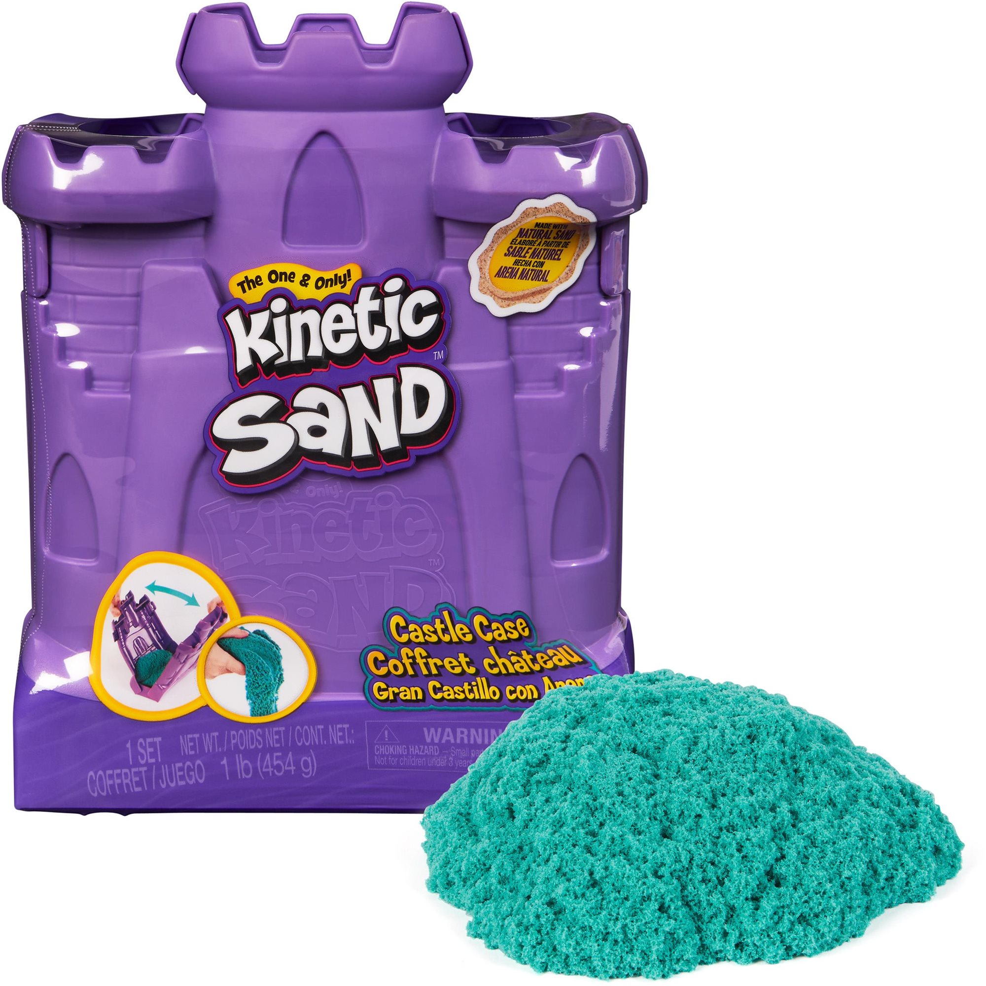 Kinetic Sand Forma hradu s tekutým pieskom Kinetický piesok