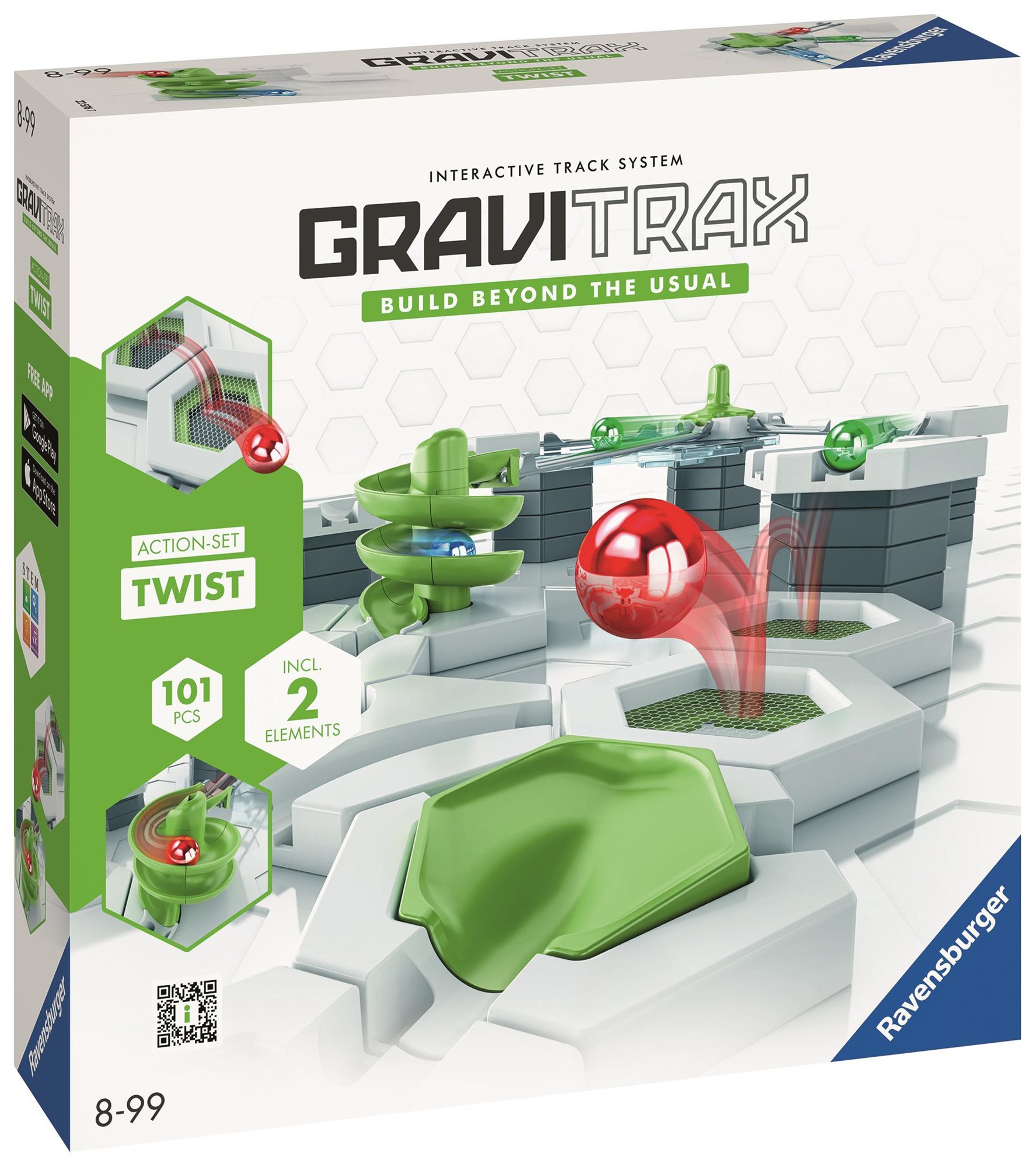 Ravensburger 225767 GraviTrax Akčný set Twist Guľôčková dráha