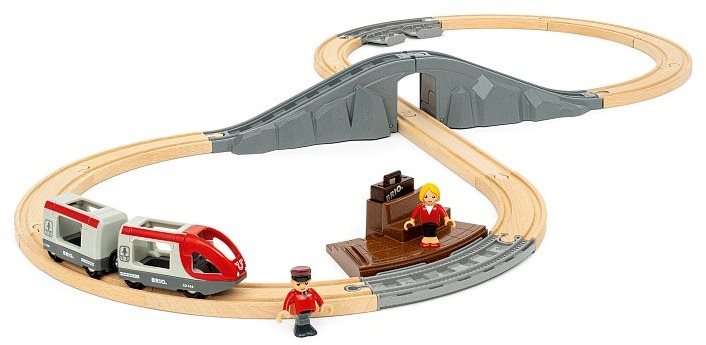 Brio 36079 Štartovacia sada osobný vlak Vláčiková dráha