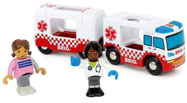 Brio 36035 Záchranárska sanitka Príslušenstvo k vláčikodráhe