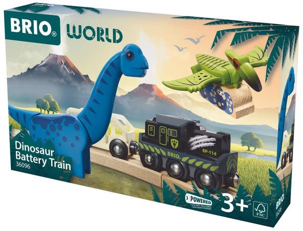 Brio 36096 Dinosaurí vlak na batérie Vláčik