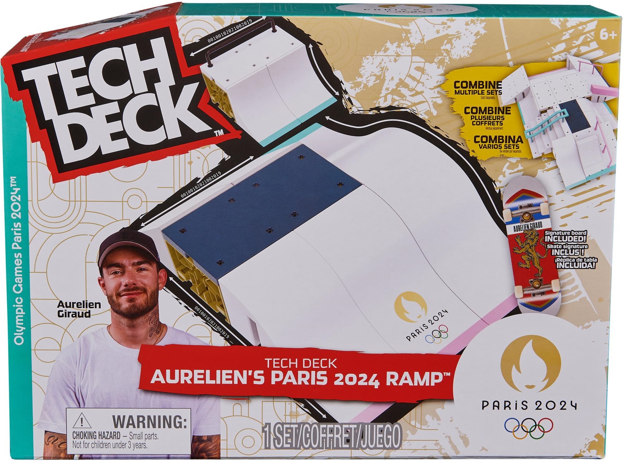 Tech Deck Xconnect Olympiapark Aurelien Giraud Fingerboard Rampe