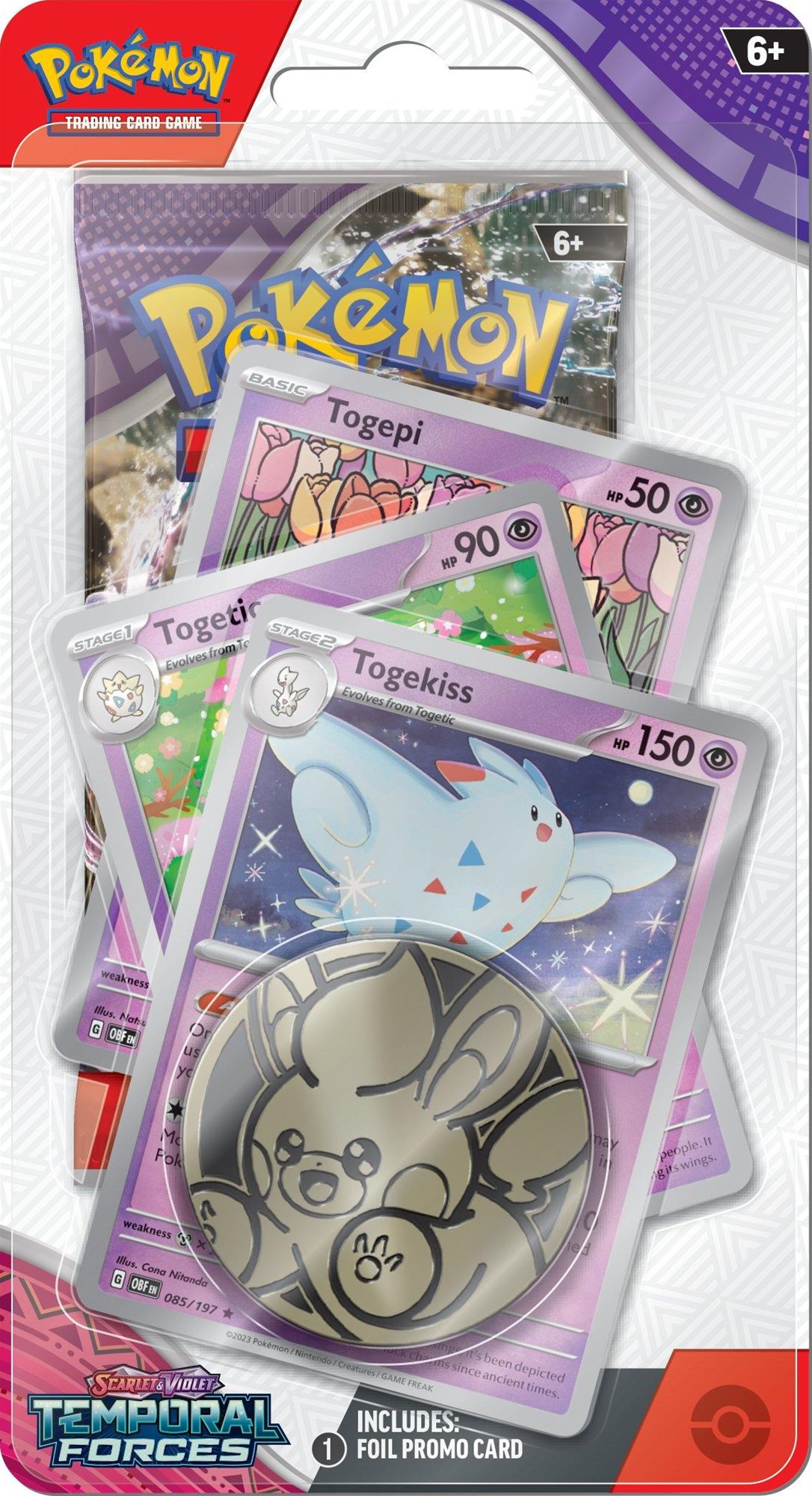 Pokémon TCG: SV05 Temporal Forces - Premium Checklane Blister...