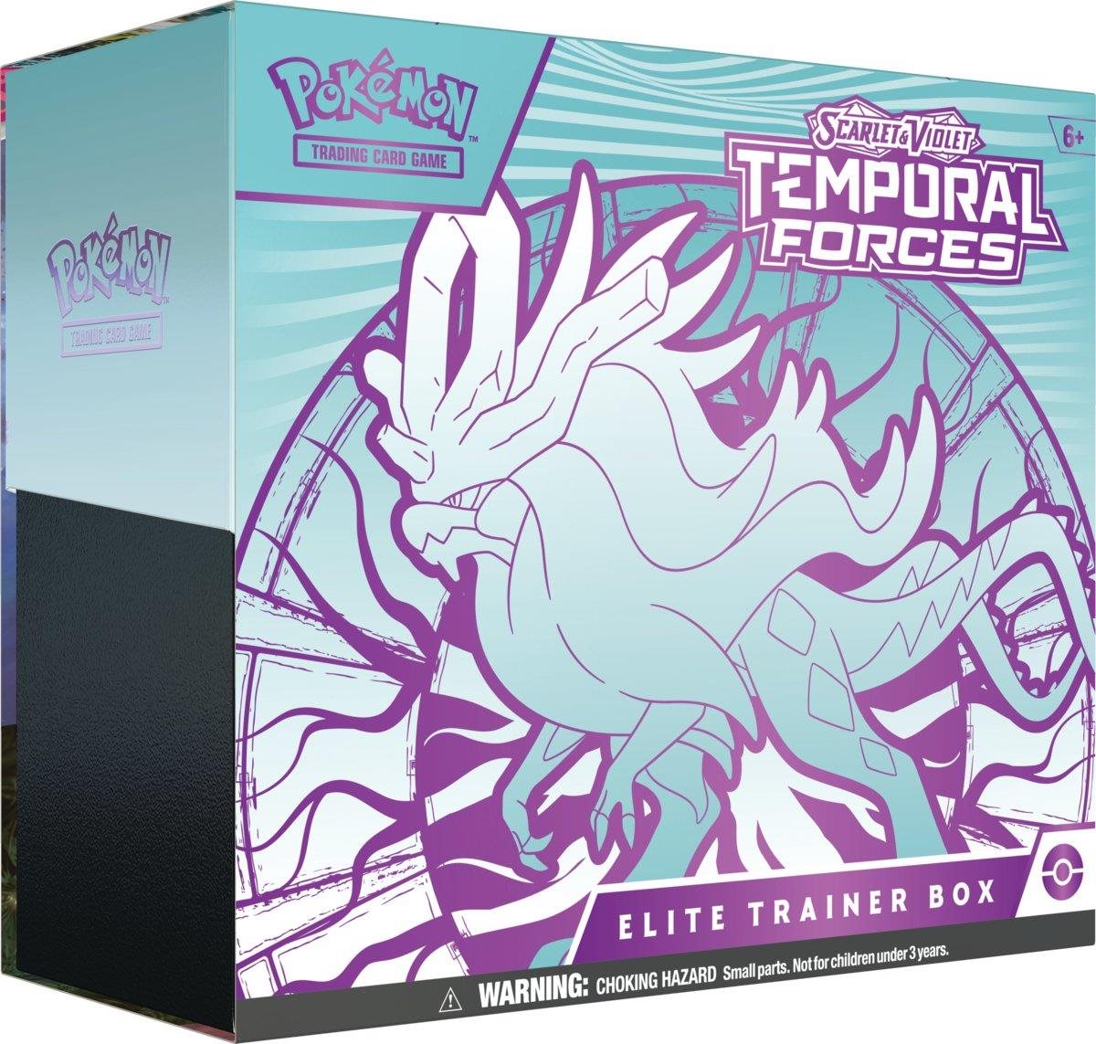 Pokémon TCG: SV05 Temporal Forces - Elite Trainer Box - Flutter...