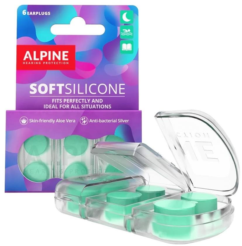 Alpine Soft Silicone 3 páry Štuple do uší