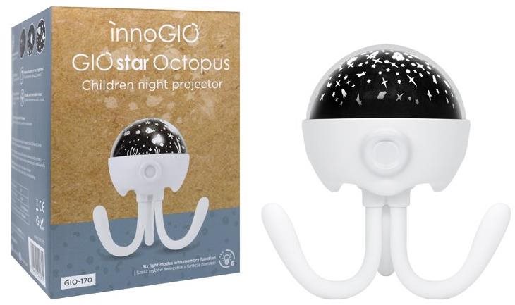 innoGIO Giostar világító polip Projektor gyermekeknek