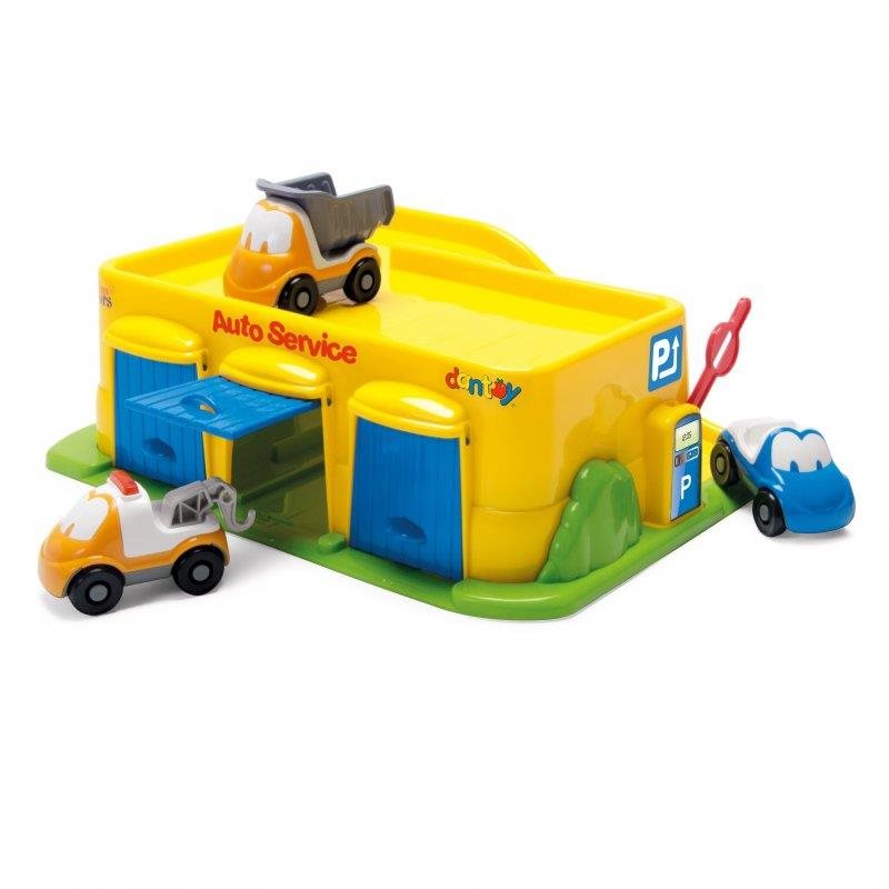 Dantoy Fun Cars autoservis s autíčkami Garáž pre autíčka