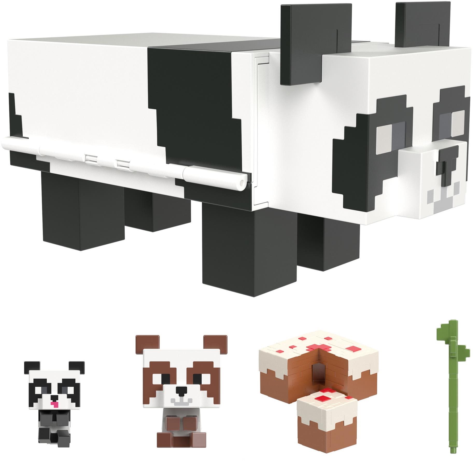 Minecraft Mini Mob Head Panda játékház Játékszett