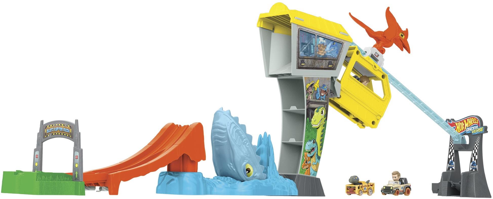 Hot Wheels Racerverse Jurassic World versenypálya Autópálya játék