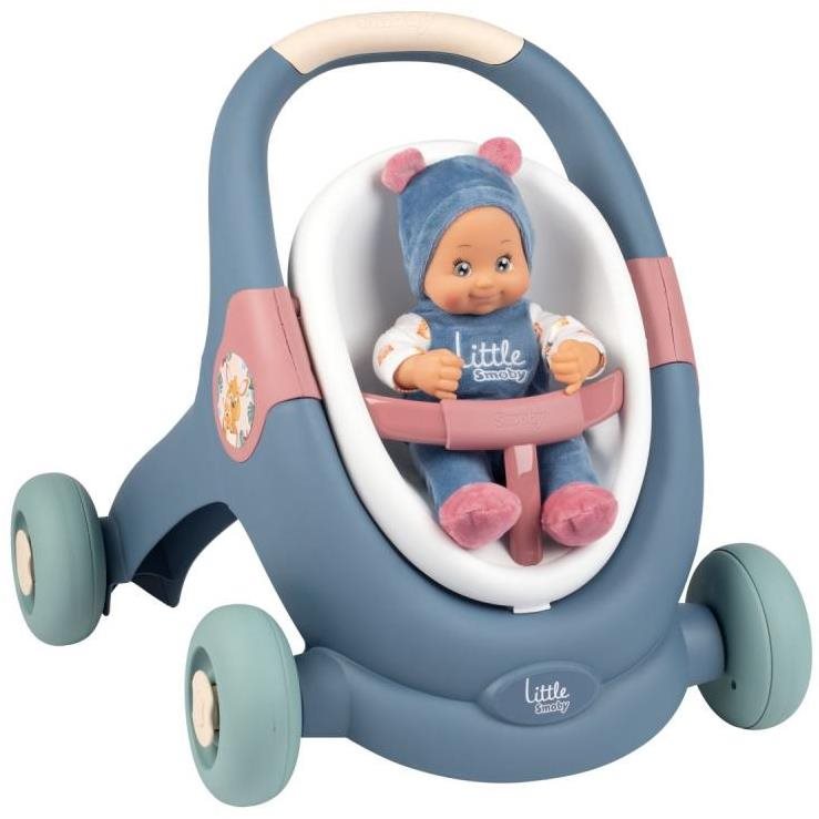 Little Smoby 3 v 1 s bábikou Chodítko
