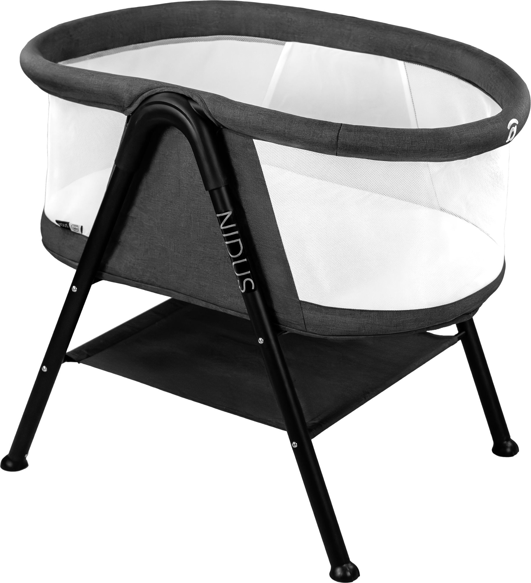 Asalvo Nidus mini bölcső 0-6m anthracite Babaágy