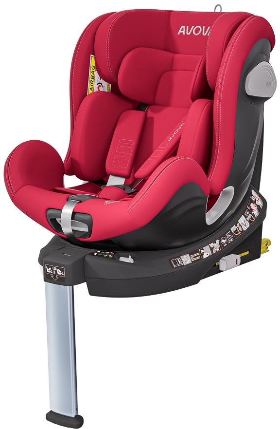 Avova Swan-fix i-Size 2024 40-125 cm Maple Red Gyerekülés