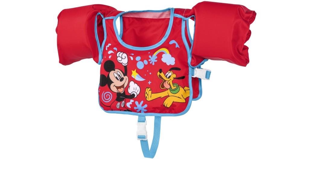 Bestway Vesta s rukávmi Mickey Mouse Plávacia vesta