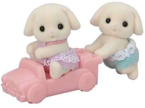 Sylvanian Families Ikrek Flora nyulak Figura