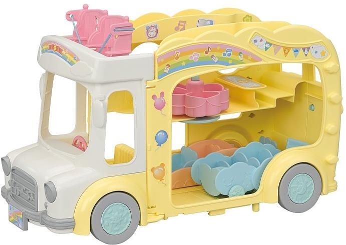 Sylvanian Families Szivárvány iskolabusz Figura kiegészítő