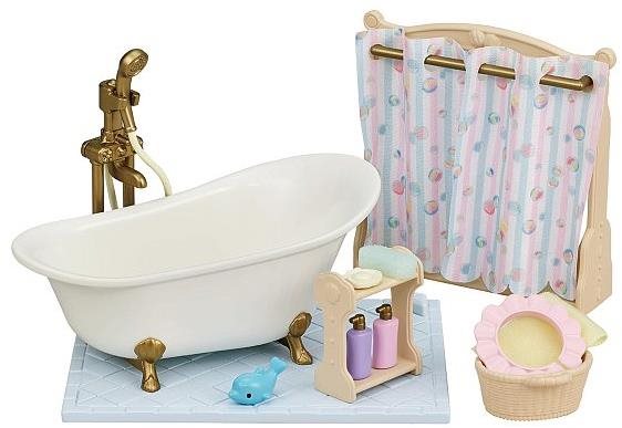 Sylvanian Families Kúpeľňová súprava s vaňou a sprchou Doplnky k...