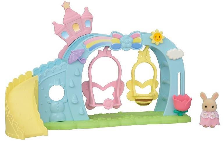 Sylvanian Families Dúhové hojdačky so šmykľavkou Set figúrok a...