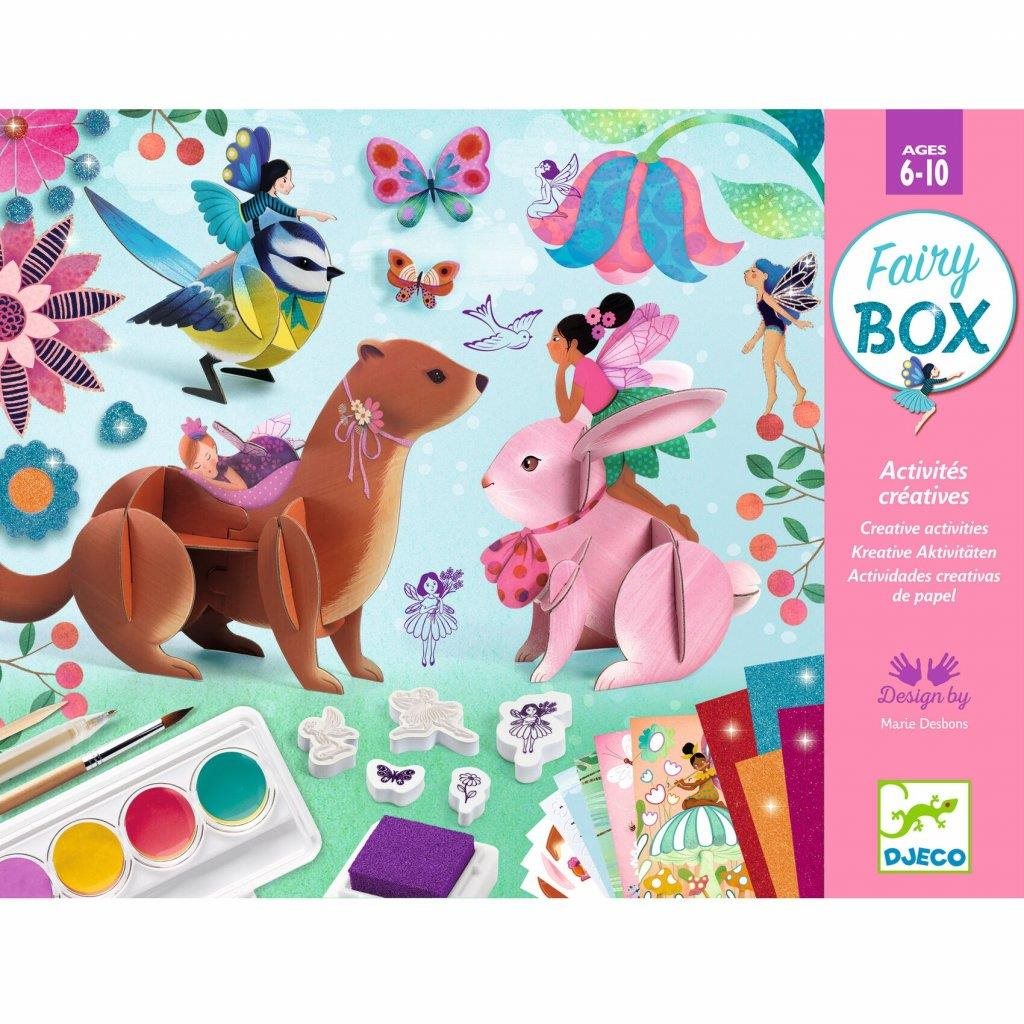 Djeco Veľký kreatívny box Fairy Kreatívna sada
