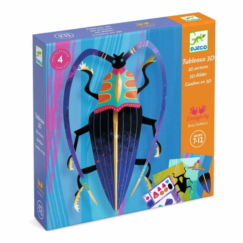 Djeco 3D Papieroví chrobáci Kreatívna sada