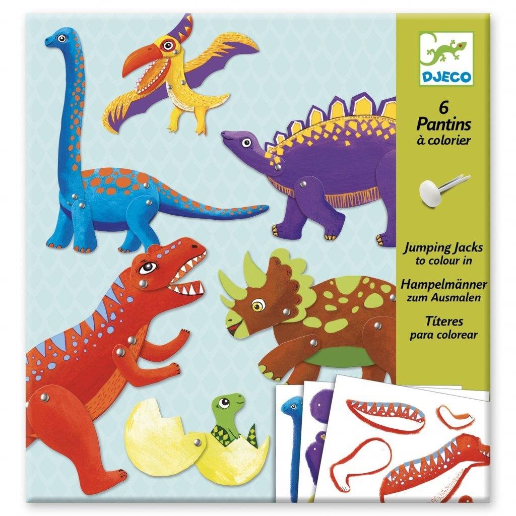 Djeco Bábky Dinosaury Kreatívna sada